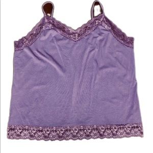 VanHeusen Camisole Top with Lace Size XXL